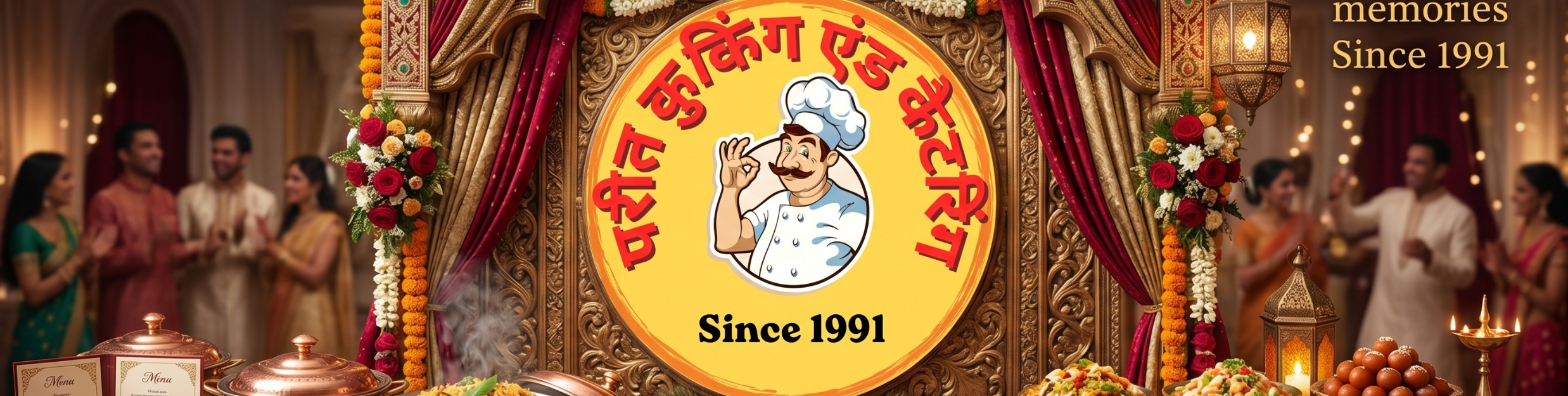 Pareet Cooking and Catering Banner